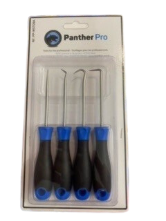 4 PIECE MINI PICK & HOOK SET - PANTHER