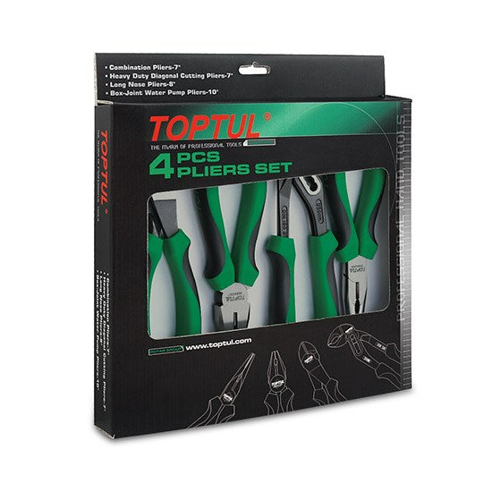 4 Pce Plier Set - TOPTUL