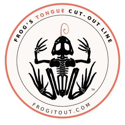 Frog's Tongue Cut Out Line